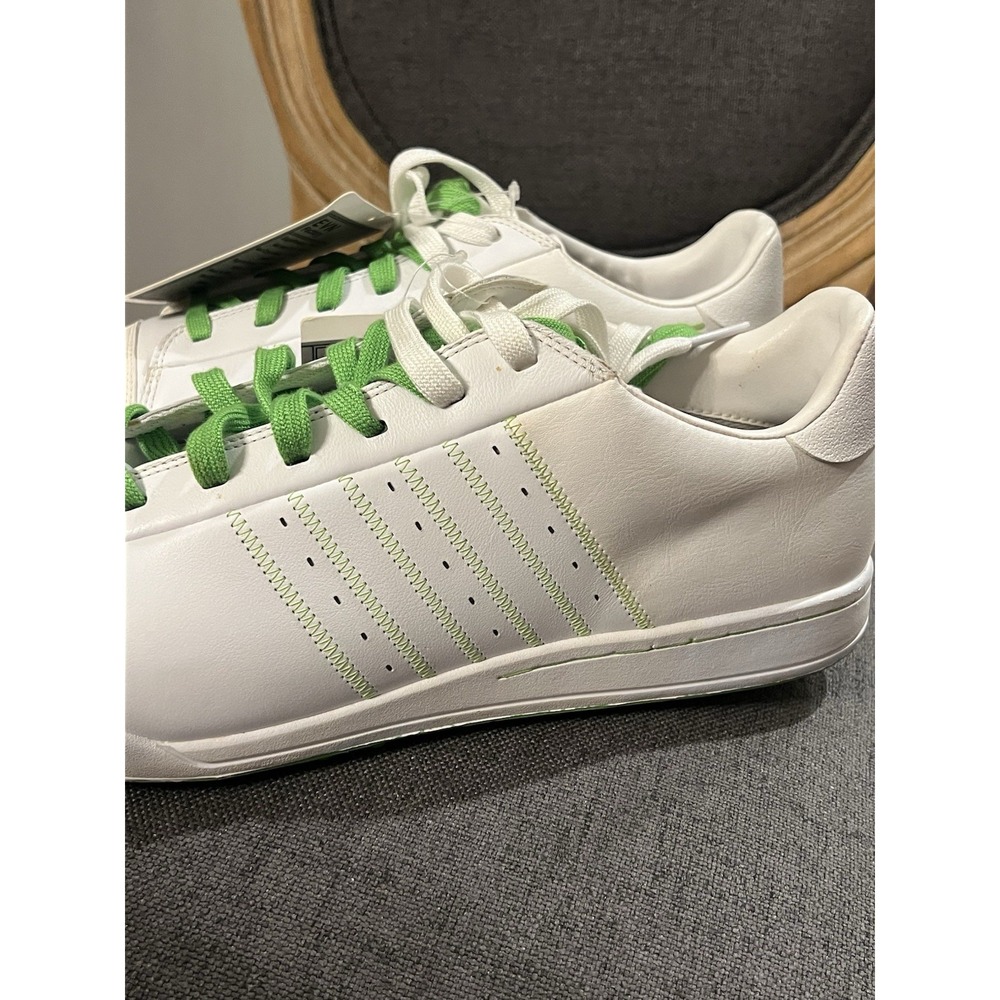 Adidas Street Sample Golf Shoes Sneakers Mens Sz 12.5 Shoes Green White RARE - Picture 4 of 14